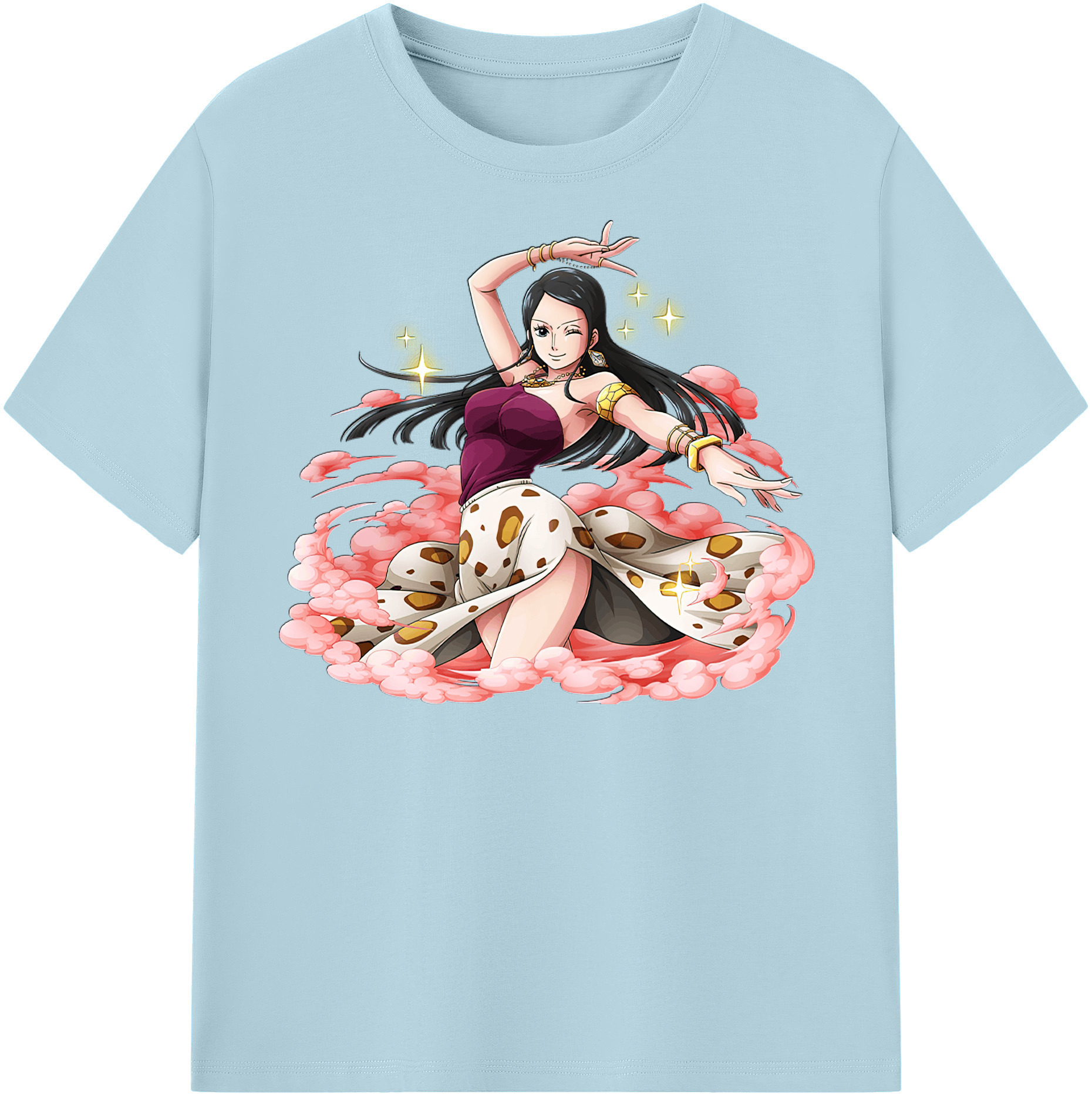 ワンピース ニコ・ロビン ONE PIECE Nico Robin 綿100％半袖Tシャツ（フロントプリント）